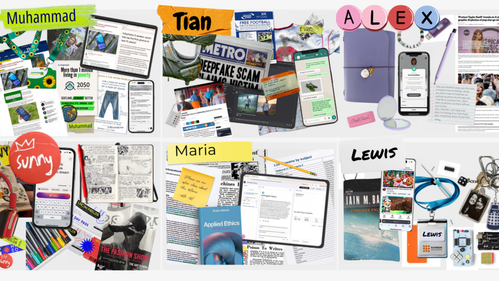 Vision boards for the personas